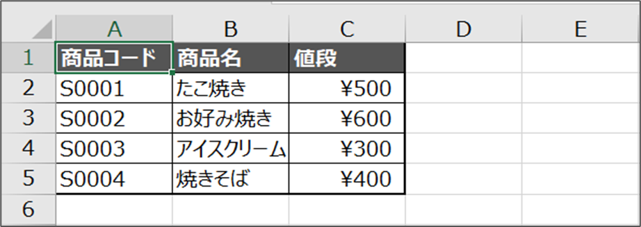 セル範囲を動的に取得する方法